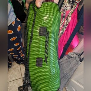 Lime green Swix slalom shin guards